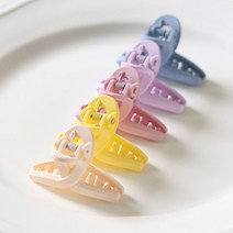 도도앤뉴 아기 신생아 여아 머리핀 매트 미니미 꼬임 집게핀