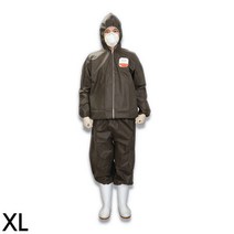 애니세이프 SBW 일회용 방진복 투피스 진회색 XL 1P, 상세페이지 참조