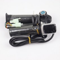 전동킥보드속도 전동킥보드 속도계 속도조절기 60v 부품 35km/h 계기판 컨트롤러 전기 스쿠터 모터 컨트롤러 3648v 속도 조절 핸들 및 전원 콘텐츠 디스플레이가 있는 범용, 48v