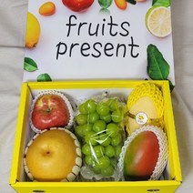 혼합 과일 종합 선물세트 과일선물, 2.4kg내외 (보자기포함)