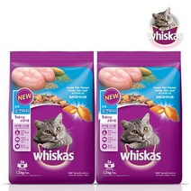 브이펫 위스카스 1세이상 포켓 오션피쉬 1.2KG+1.2KG