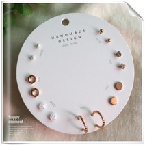 코코날다 E-메탈 위켄드 일주일 세트 귀걸이 14PCS 여성 셋트이어링