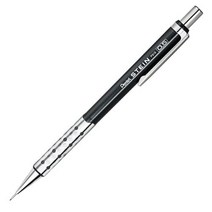 Pentel 펜테루 슈타인샤프펜 0.5mm 메탈릭 블랙 5개 XP315-MA, 1개, 1cm