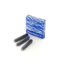 워터맨)잉크카트리지(미니 청색 6개입) 붓펜 만년필 샤프 펜 멀티펜, 본상품선택