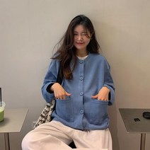 엘로티 코튼 가디건 일반핏 캐주얼 데일리