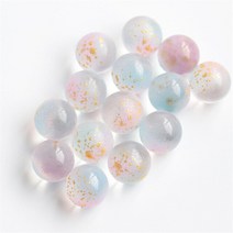 12mm 유리 구슬 공 매력 분명 핀볼 기계 홈 장식 물고기 탱크 꽃병 수족관 10PCS, M