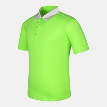 아이언7 남자 빅사이즈 냉감 스판 배색 골프 반팔 카라 티셔츠 UV차단 여름 쿨링 반팔티