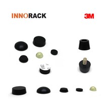 [이노랙] 방진볼/방진고무/3M 범폰/유리받침/미끄럼방지 고무/고무발, 선택5) 방진볼 小(20개 투명 미국산)