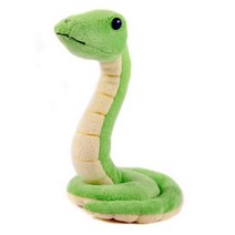 뱀 인형 녹색 빨간 분홍 하얀 귀여운 선물 인테리어, 10cm-19cm, 녹색뱀