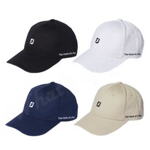 풋조이 골프 면 모자 자수 코튼 캡 라운딩 개성 필드 선물 단체 FH23ALR, FREE SIZE, FH23ALR 자수 코튼캡 베이지
