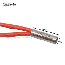3D프린터부품 1M 가열 튜브 6x20mm 12V 24V 40W 세라믹 카트리지 히터 CR10SPRO Ender3 HotEnd J-헤드 3D, 01 12V_02 3pcs