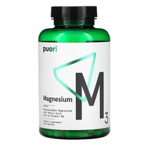 Puori 비타민 마그네슘 아연 말릭산 120캡슐 1개, 3개