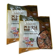 바로쿡 한국인의 잡채166g X 2봉