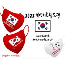 한정기획] 월드컵응원마스크 30매/50매/100매 KF94마스크인쇄 로고인쇄마스크 주문제작 3D 2D새부리형/ 월드컵응원도구/카타르월드컵 /붉은악마 월드컵응원굿즈, 레드, 50
