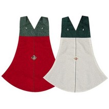 박씨상방 고급 당의 앞치마색상선택, 상세설명 참조, 빨강+녹색