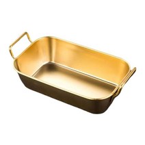 식판 튀김 접시 음식 아침 식사 주방용 트레이, 3.Aureate L