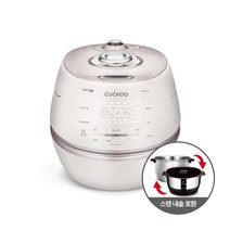 쿠쿠 6인용 CRP-DHAS069FW 수비드 올스테인리스내솥 IH압력 전기 밥솥, 단품