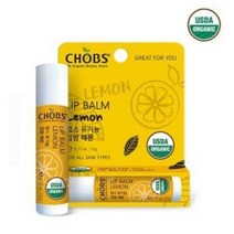 CHOBS 유기농 립케어 립밤, 페퍼민트, 5g, 1개