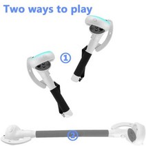 3d안경 vr기계 vr기기 일레븐 탁구 게임 패들 그립 for oculus quest 2 link 케이블 핸들 케이스 lens cover for oculus quest 2, 2-in-1 검