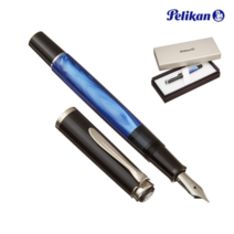 PELIKAN 펠리칸 클래식 M205 고급 만년필 24K 마블블루 B촉