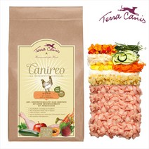 테라카니스 카니레오 치킨 1kg 2.5kg 오븐베이크 휴먼그레이드 저칼로리 강아지 사료, 1.0kg +엘리야 치킨슬라이스 애견간식
