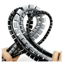 전선보호관 컴퓨터콘센트 전기선 다용도 케이블 정리홀더 가정용주름관 16mm 3m 후렉시볼1212975 L3, B 그레이1212975 L3