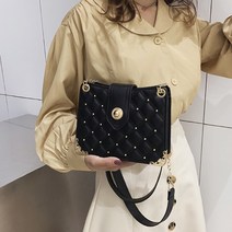 금장체인 퀼팅 미니백