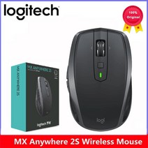 로지텍 마우스 logitech mx 어디서나 2s 무선 블루투스 2.4ghz 4000dpi 충전식 게임용 듀얼 연결, 하얀