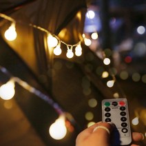 건전지/USB타입 앵두전구 차박 전구 크리스마스 캠핑 리모컨형 트리 100구 장식 텐트 50구 조명 LED, 1.앵두50구(건전지타입+리모컨)