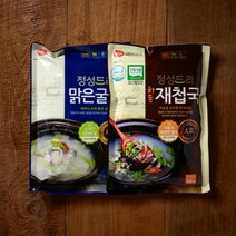 정성드리 하동재첩국500g 3팩 맑은굴국530g 3팩