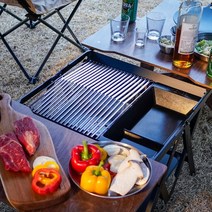 루핀 그릴&테이블 스토브 중형/대형 캠핑올인원, 루핀 원목 테이블(상판만)-중