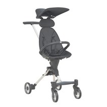 초경량 양대면 접이식 휴대용 유모차 (블랙) 초경량휴대용유모차 선물 아동