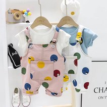 세븐스타 AK0394 여아 키즈 주니어 초등학생 봄 가을 여름 데님 청 멜빵바지 청바지 팬츠 캐주얼 데일리 아동복