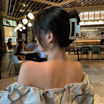 무광 스퀘어 헤어 집게핀(대)_9color 웨딩 하객룩 사각 악세사리 반묶음 올림 머리