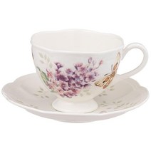 레녹스 버터플라이 메도우 오렌지 설퍼 찻잔 세트, Cup/Saucer, Cup/Saucer