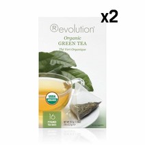 레볼루션 티 그린티 16티백 2팩 Revolution Tea Green Tea
