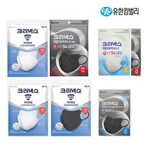 유한킴벌리 크리넥스 KF80 KF94 데일리 입체형 황사마스크 새부리형 소형 중형 대형, 30매, KF-94소형