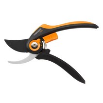 피스카스 SmartFit 전지가위 바이패스 P68 커팅 직경 최대 1.6cm 58인치 컷 논스틱 코팅유리 섬유 강화 플라스틱 손잡이 스틸 칼날 길이 20.3cm 8인치 블랙오렌지
