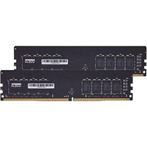 에센코어 크레브 KLEVV 데스크탑 PC용 메모리 PC4-25600 DDR4 3200 32GB x 2장 64GB 키트 288pin SK hynix제 메모리 칩 채용 KD4BGUA8C-32N220D