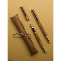 디킨스 만년필 부빙가(가죽케이스 포함), F(기본), 한글 굴림