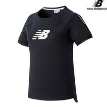 뉴발란스 여성 에센셜 반팔티 티셔츠 NBNEA2W172-BK