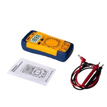 접지 진단 테스터기 체크 ZK30 A830L LCD 디지털 멀티 미터 AC DC 전압 다이오드 주파수 다중 테스터 전류, 03 Blue yellow