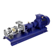 스크류이송 리프트 슬러지 펌프 나선형 샤프트, G20 본체 스텐 0.8m³/h 0.75KW