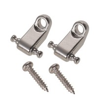 AROMA 2pcs 일렉트릭 기타 문자열 롤러 리테이너 가이드 교체 부품 액세서리 장착 나사