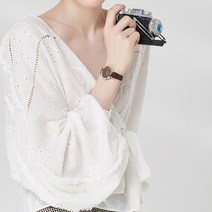 루쥬아 몬드리아 여성 모던 손목시계