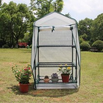 조립식 비닐하우스 베란다 미니 소형 가정용 텃밭가꾸기 원터치, 3단 PE흰색 덧장 매트