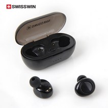 스위스윈 코드프리 완전무선 스테레오 블루투스 이어폰 TWS SLZ-007, 화이트, TWS SLZ007