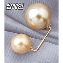JKLO 패션진주 옷핀 노출방지 머플러 스카프 브로치 핀