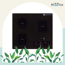 하츠 IH 하이브리드 전기쿡탑 3구 IH-364DTL