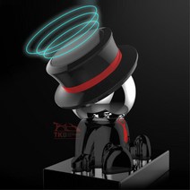 친구 새차 선물용 핸드폰 캐릭터 자석거치대 쏘렌토 GV80 전차종 전기종호환 침실 K5, 블랙캡